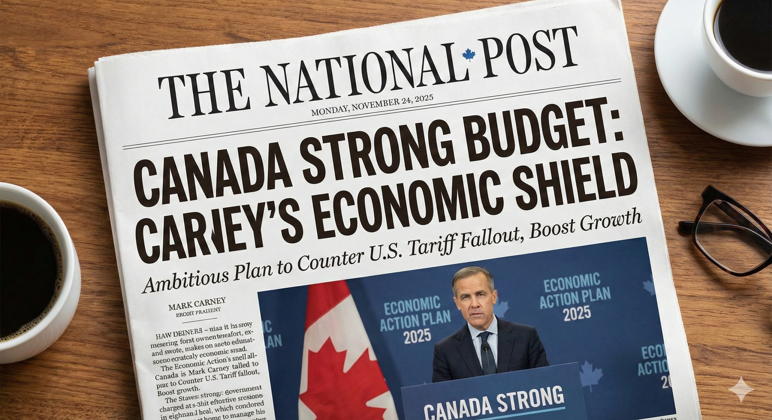 Canada Strong Budget Mark Carney Unveils Ambitious Economic Plan to Shield Canada from U.S. Tariff Fallout