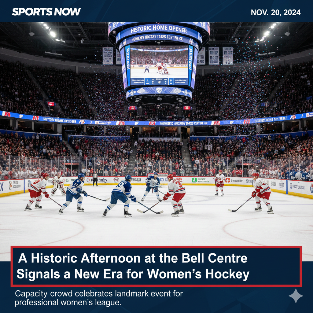 A Historic Afternoon at the Bell Centre Signals a New Era for Women’s Hockey