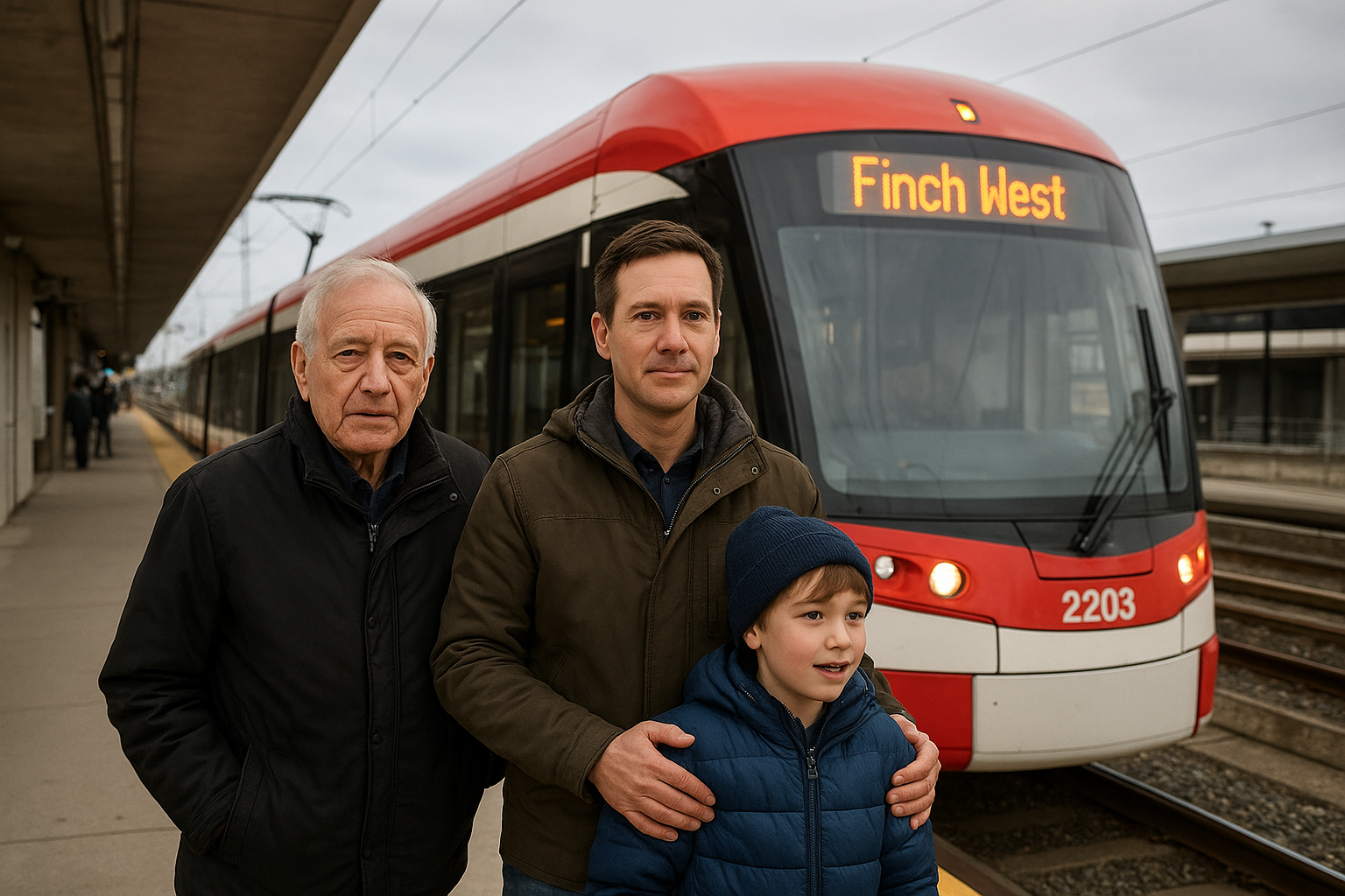 A Toronto Family Upholds a 70-Year Opening-Day Transit Tradition with the Finch West LRT Debut