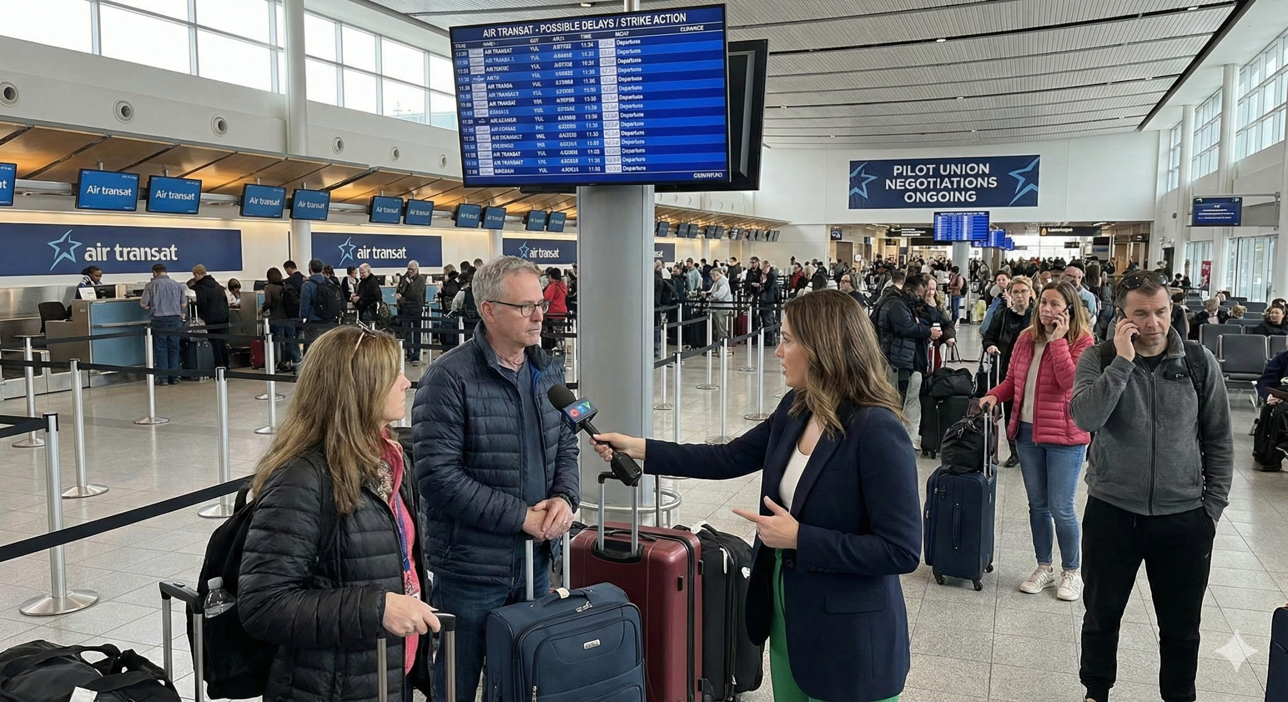 Air Transat Passengers Left in Turmoil as Potential Pilot Strike Threatens Flights