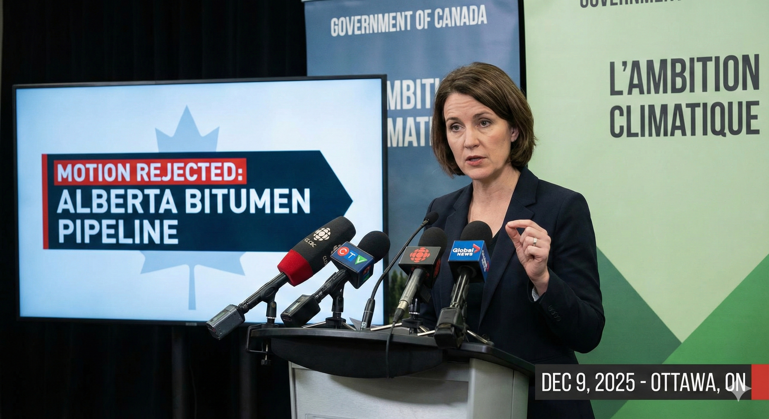 Carney Government Rejects Conservative Motion Supporting Alberta Bitumen Pipeline