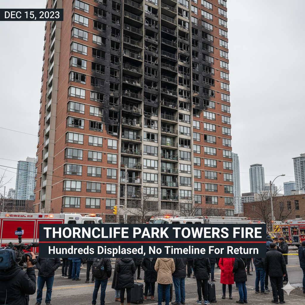 Complex, Slow-Burning Fire at Thorncliffe Park Towers Leaves Hundreds Displaced With No Clear Timeline for Return