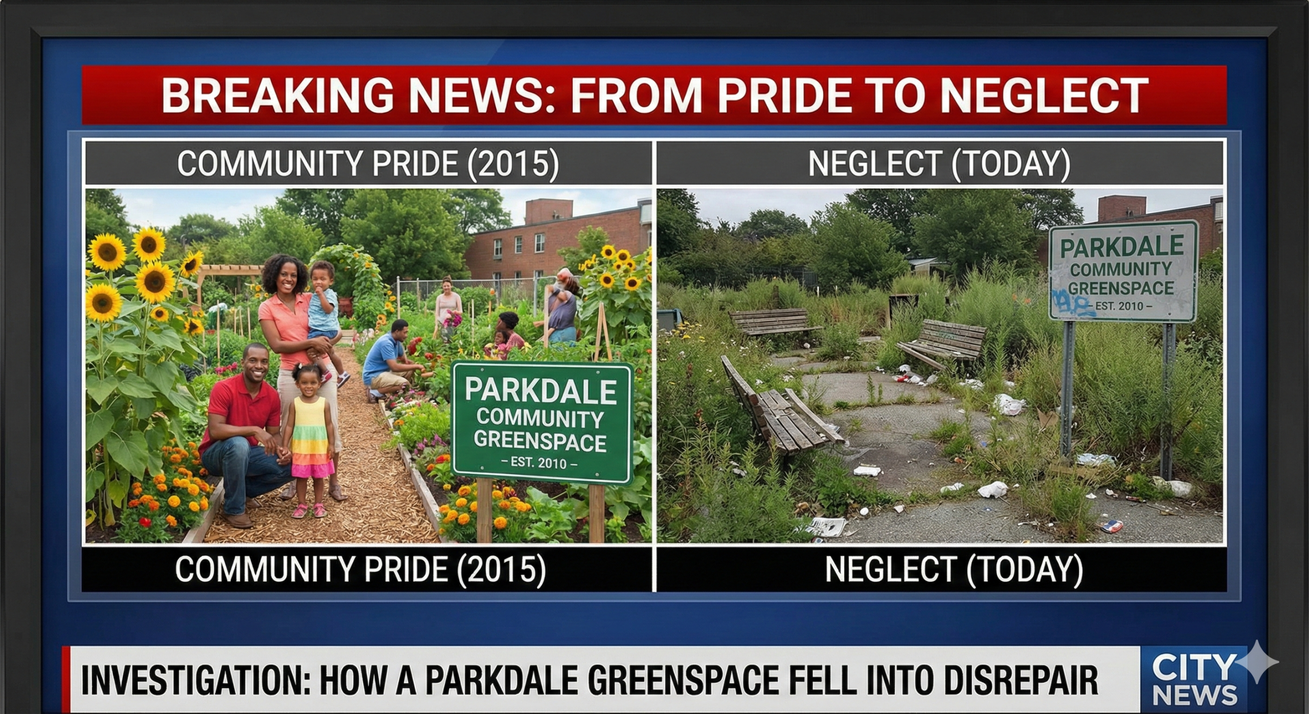 From Community Pride to Neglect How a Parkdale Greenspace Fell Into Disrepair