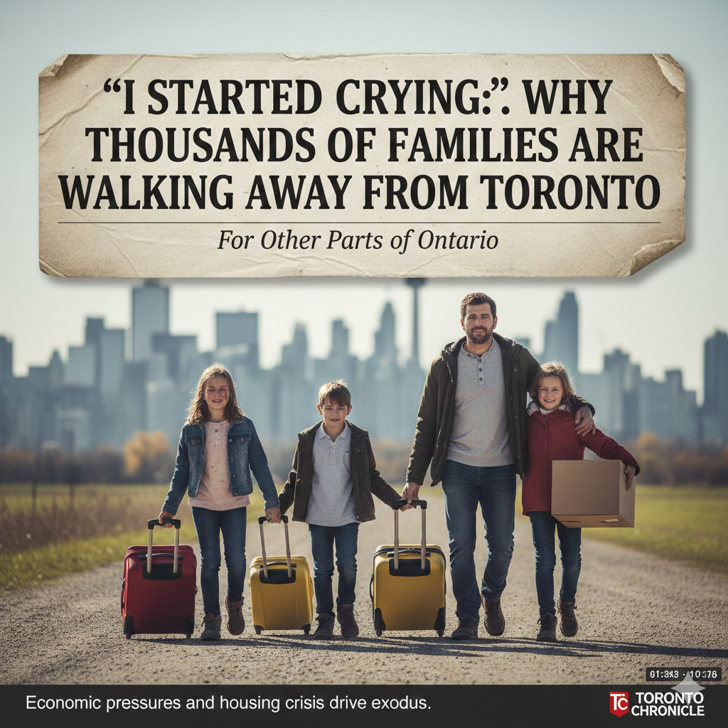 I Started Crying” Why Thousands of Families Are Walking Away from Toronto for Other Parts of Ontario