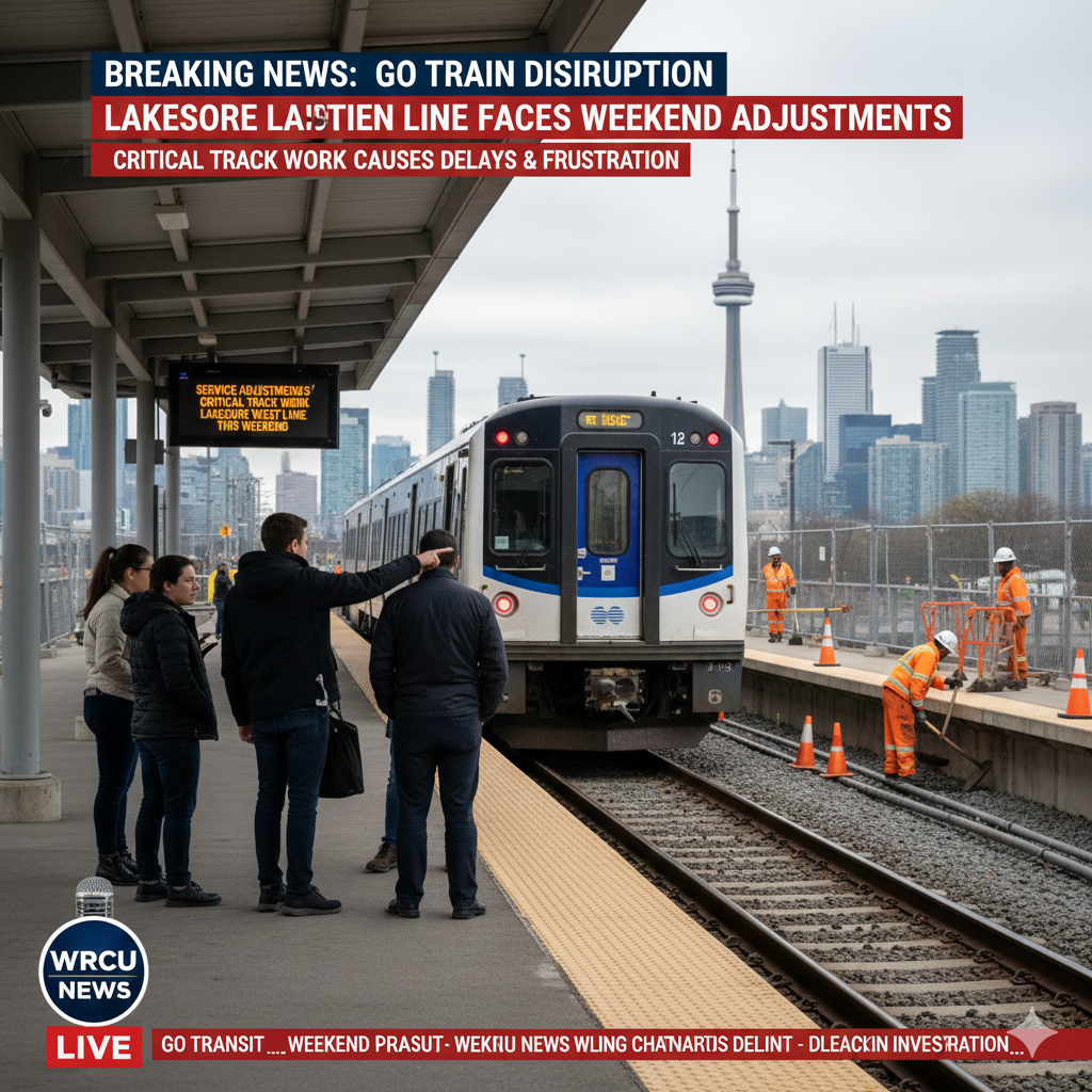 Lakeshore West GO Transit Line Faces Further Service Adjustments This Weekend Due to Critical Track Work