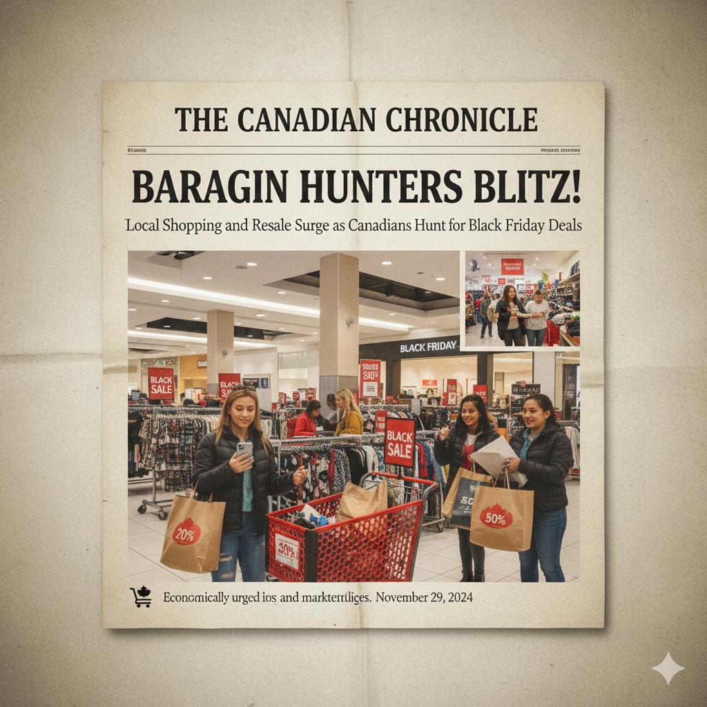 Local Shopping and Resale Surge as Canadians Hunt for Black Friday Bargains