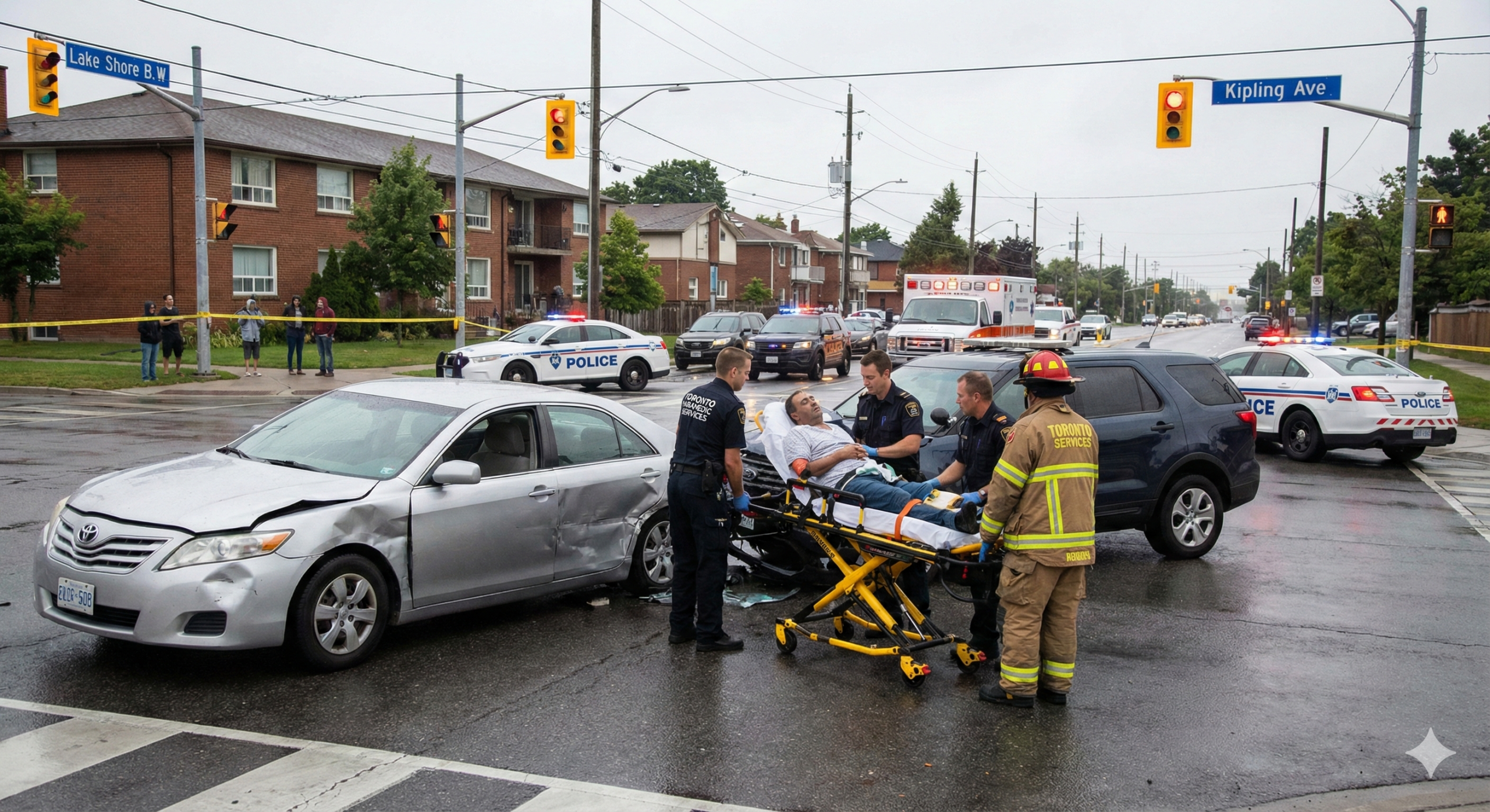 Man Seriously Injured in Two-Vehicle Collision in South Etobicoke, Police Investigating Hit-and-Run Circumstances
