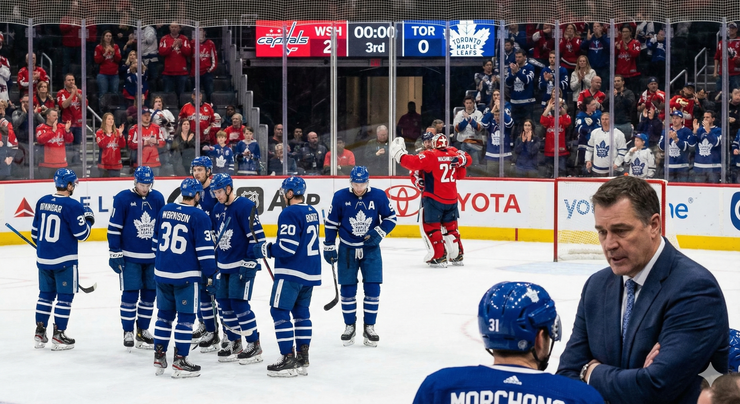 Maple Leafs’ Power Play Goes Quiet as Washington Hands Toronto Shutout Loss