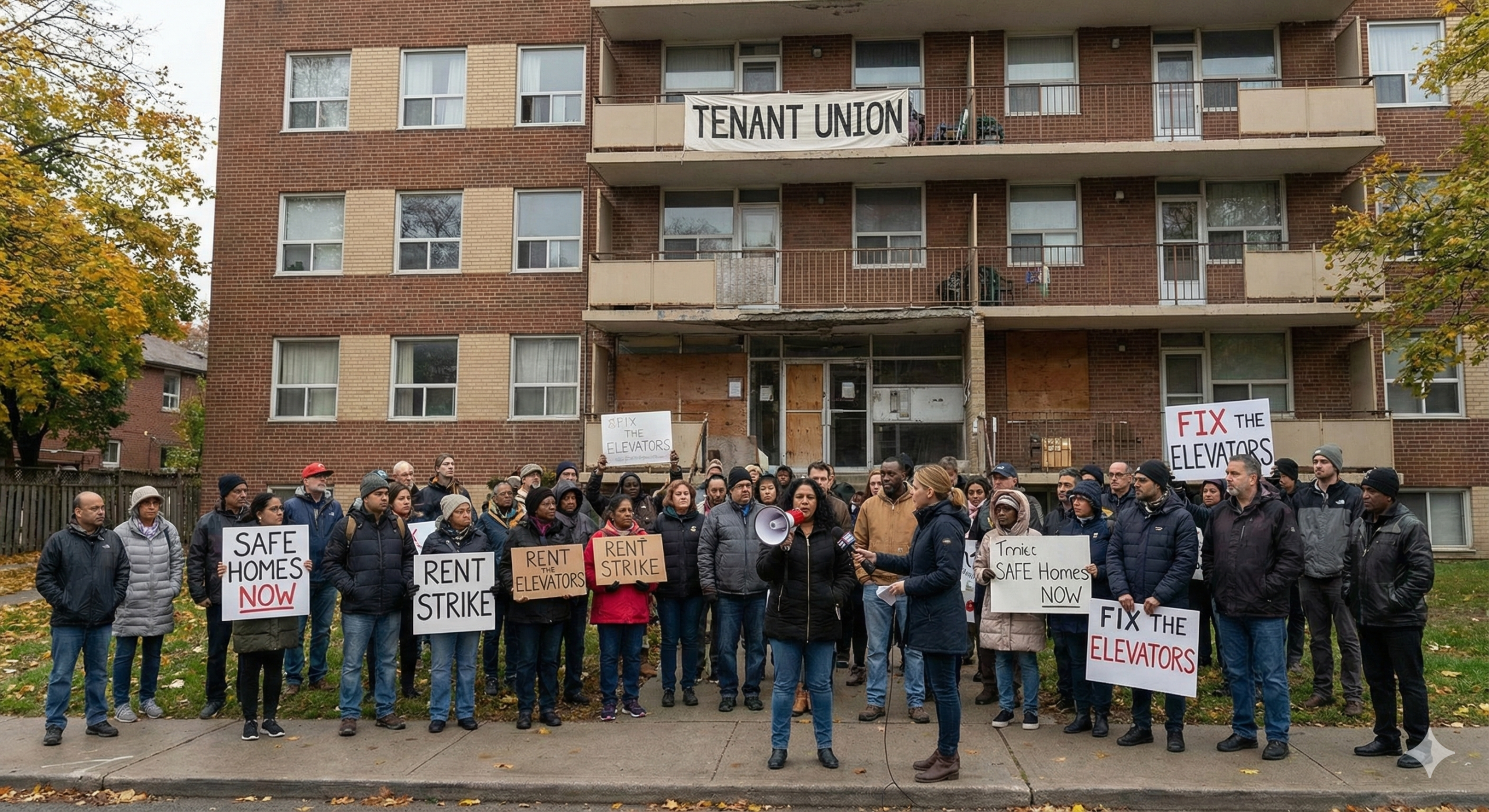 Tenants at East York Apartment Building Demand Rent Abatement Amid Ongoing Safety and Maintenance Crisis