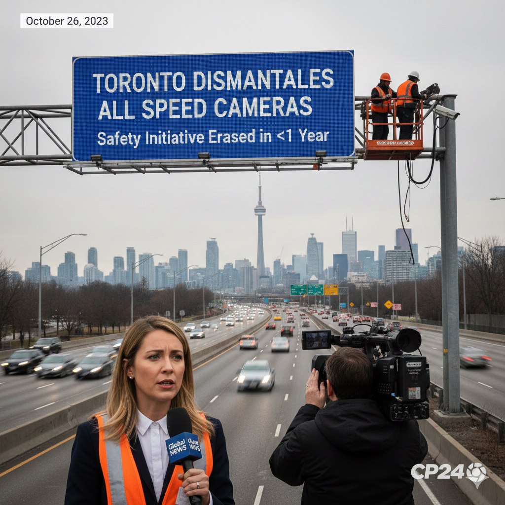Toronto Dismantles All Speed Cameras How a Safety Initiative Was Erased in Less Than a Year